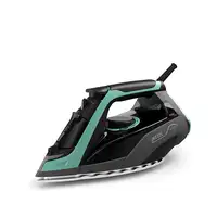 Plancha vapor-seco suela de aluminio 2400 W Negro 9027 IMETEC