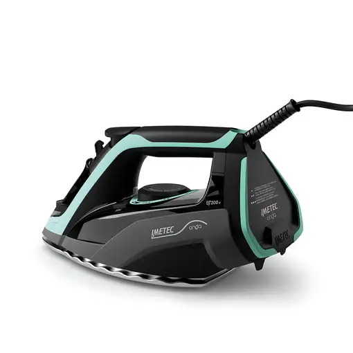 Plancha vapor-seco suela de aluminio 2400 W Negro 9027 IMETEC