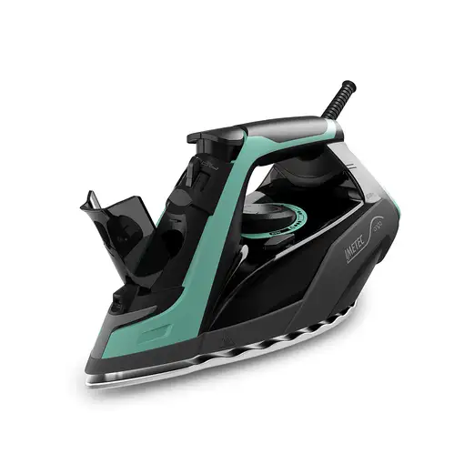 Plancha vapor-seco suela de aluminio 2400 W Negro 9027 IMETEC