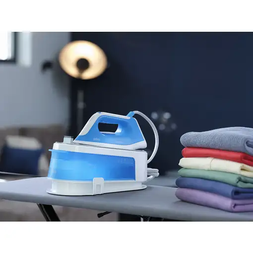 Braun CareStyle 1 IS1012BL 2400 W 1,5 L Suela de cerámica Azul, Blanco