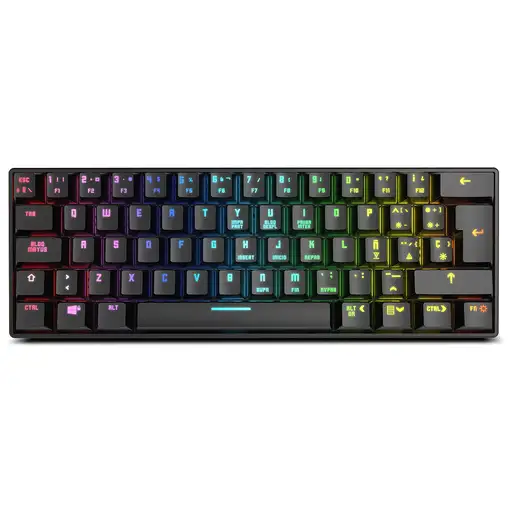 Krom Kluster teclado Juego USB + Bluetooth Negro