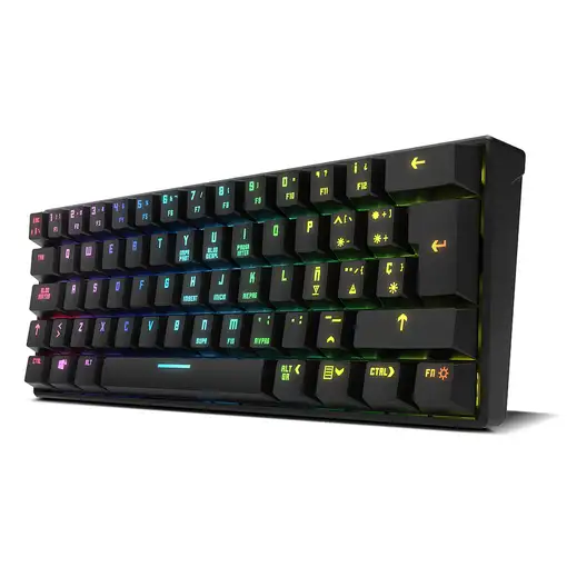 Krom Kluster teclado Juego USB + Bluetooth Negro
