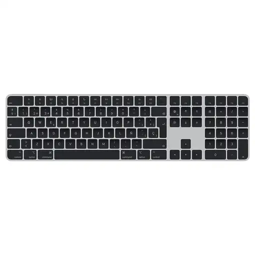 Apple Magic Keyboard teclado Universal USB + Bluetooth QWERTY Español Negro, Plata