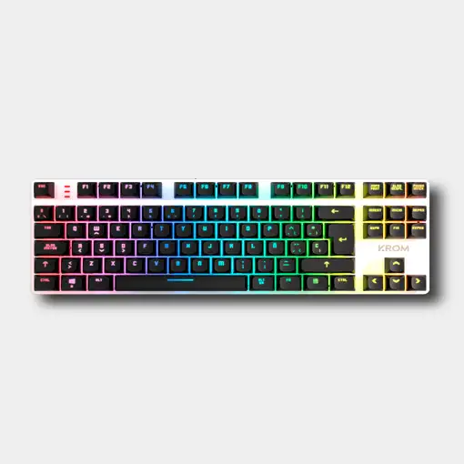 Krom NXKROMKERNELPROSP teclado Juego USB + RF Wireless + Bluetooth QWERTY Español
