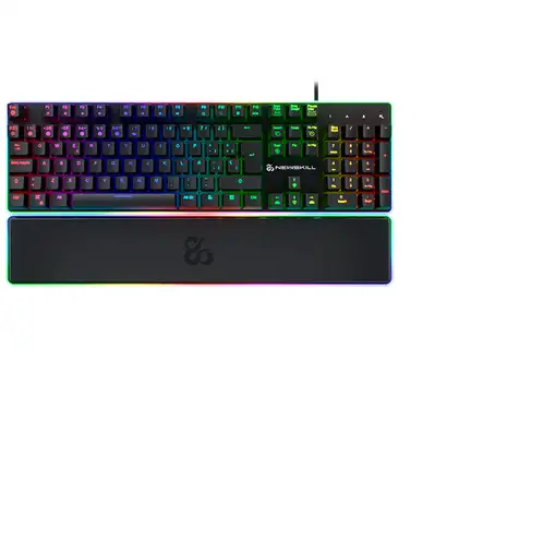 Newskill Gaming Gungnyr Pro teclado Juego USB QWERTY Español Negro