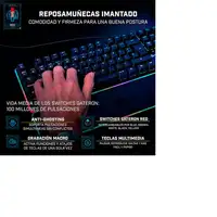 Newskill Gaming Gungnyr Pro teclado Juego USB QWERTY Español Negro