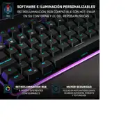 Newskill Gaming Gungnyr Pro teclado Juego USB QWERTY Español Negro
