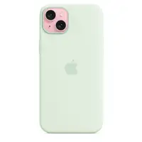 Apple Funda de silicona con MagSafe para el iPhone 15 Plus - Menta suave Apple Funda de silicona con MagSafe para el iPhone 15 Plus - Menta suave