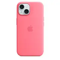 Apple Funda de silicona con MagSafe para el iPhone 15 - Rosa Apple Funda de silicona con MagSafe para el iPhone 15 - Rosa