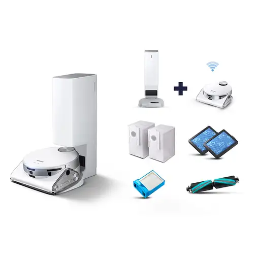 Samsung Jet Bot AI+ 0,2 L Sin bolsa Plata, Blanco