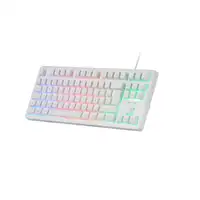 Mars Gaming MK023, Teclado Gaming TKL, Tecnología Híbrida H-Mech, Iluminación FRGB