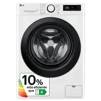 LG F4WR5010A6W lavadora Carga frontal 10 kg 1400 RPM Blanco