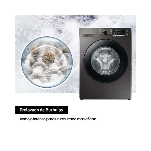 Lavadora de 9 kg 1400 rpm Gris WW90T534DAN/S3 SAMSUNG