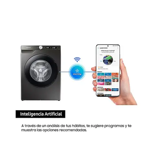Lavadora de 9 kg 1400 rpm Gris WW90T534DAN/S3 SAMSUNG