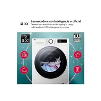 LG F4DR6010A0W lavadora-secadora Independiente Carga frontal Blanco A
