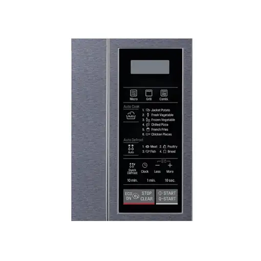 Microondas Acero inoxidable con grill Encimera 20 L 8 negro MH6044V LG