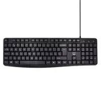Ewent EW3002 teclado Oficina USB QWERTY Portugués Negro