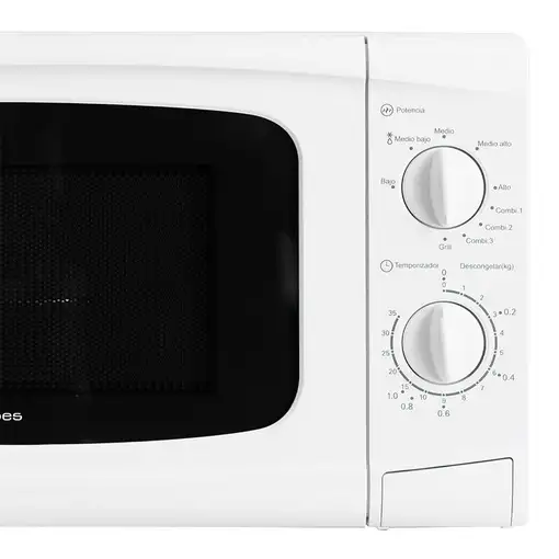 Microondas con grill Encimera 20 L 700 W blanco AMW2700G ASPES