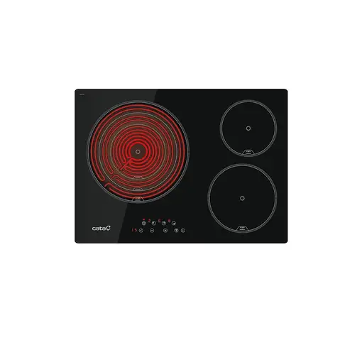 CATA TT 5003 /G Negro Integrado 60 cm Cerámico 3 zona(s)