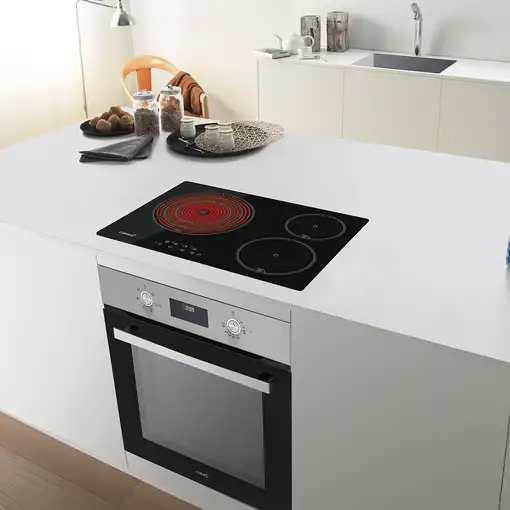 CATA TT 5003 /G Negro Integrado 60 cm Cerámico 3 zona(s)
