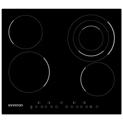 Infiniton VIT4T23 Negro Integrado Cerámico 4 zona(s)