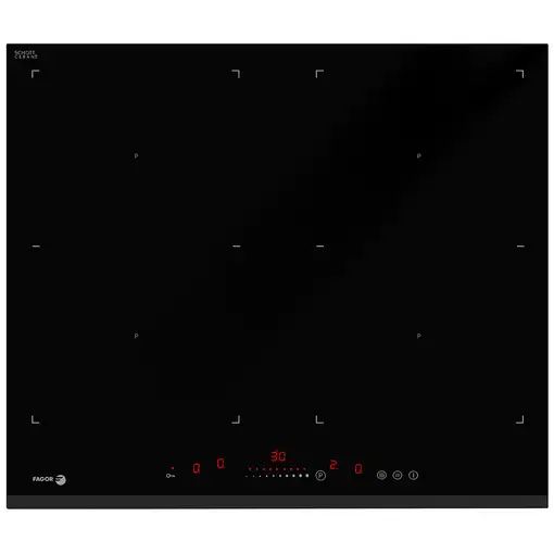 Fagor 3IF-ZONE40BS hobs Negro Integrado 57.6 cm Con placa de inducción 4 zona(s)