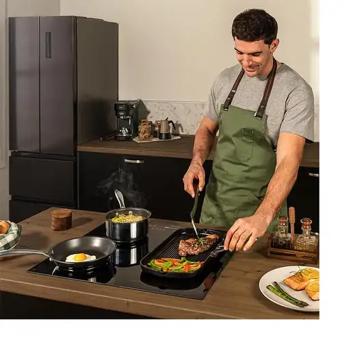 Cecotec Bolero Squad I 4001 Flex Negro Integrado 59 cm Con placa de inducción 4 zo