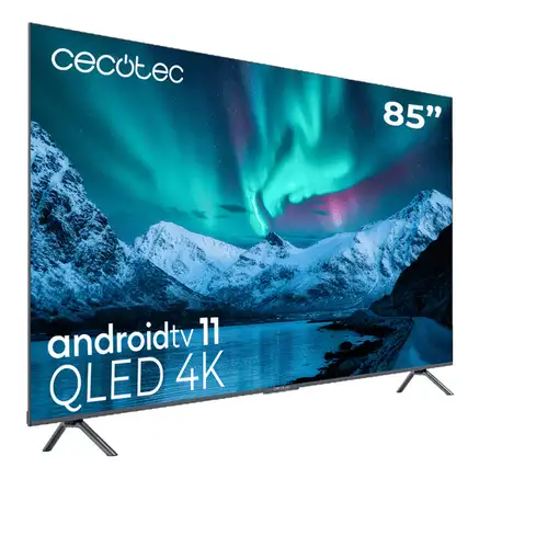 Televisor QLED 85'' 4K Ultra HD Negro Smart 03621 CECOTEC