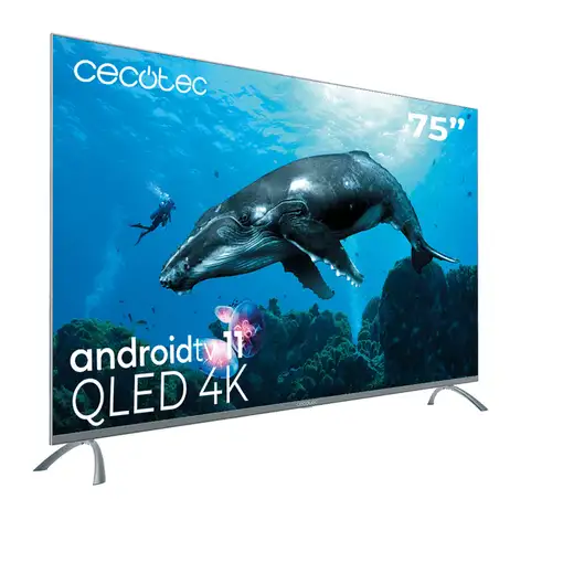Televisor QLED 75'' 4K Ultra HD Negro Smart 02629 CECOTEC