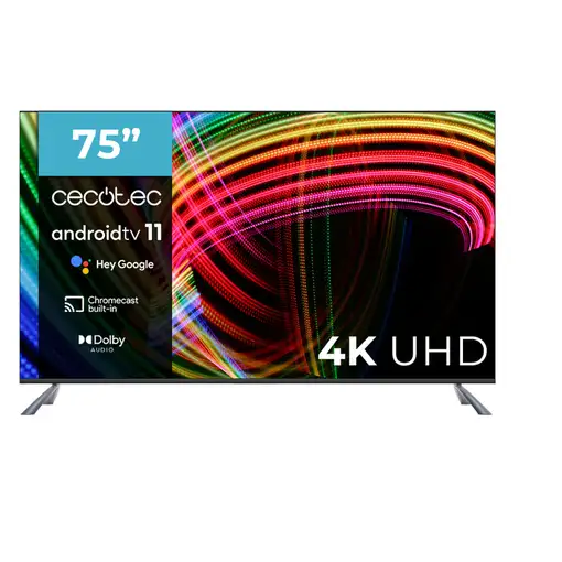 Televisor LED 75'' 4K Ultra HD Negro Smart 02627 CECOTEC