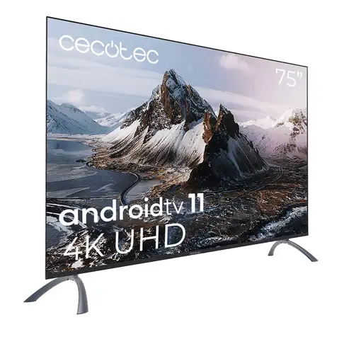 Televisor LED 75'' 4K Ultra HD Negro Smart 02627 CECOTEC