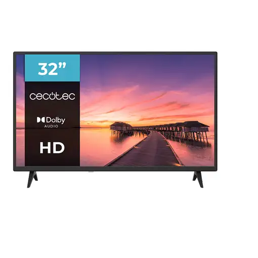 Cecotec 02613 Televisor 81,3 cm (32") HD Negro