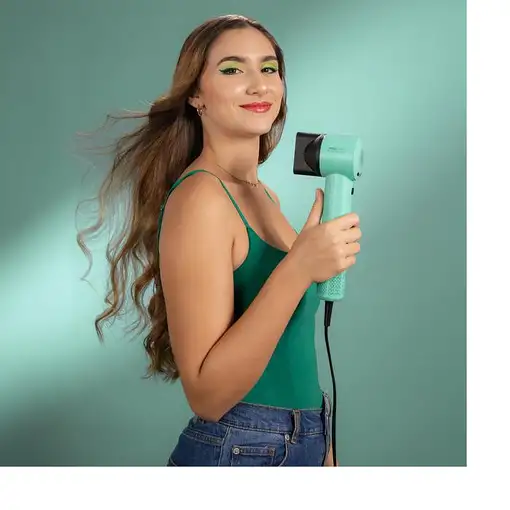 Secador de pelo  IoniCare RockStar Style  1500 W Negro, Verde CECOTEC