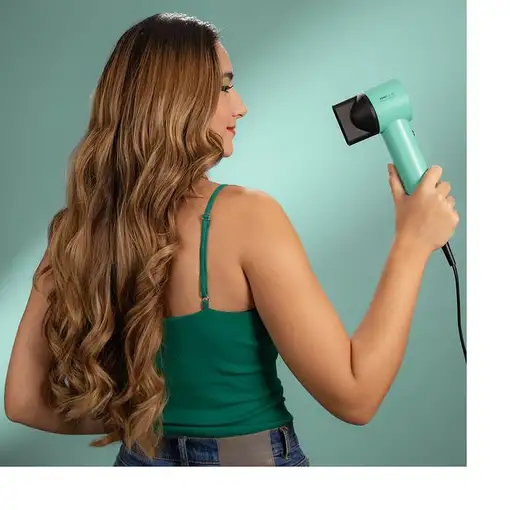 Secador de pelo  IoniCare RockStar Style  1500 W Negro, Verde CECOTEC