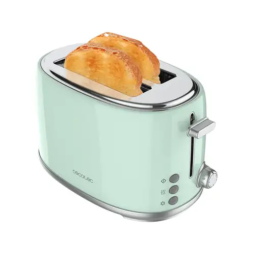 Cecotec 03230 tostadora 6 2 rebanada(s) 980 W Verde