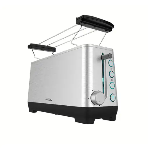 Cecotec 03085 tostadora 6 2 rebanada(s) 1100 W Acero inoxidable
