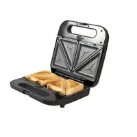 Cecotec 03203 sandwichera 800 W Negro, Acero inoxidable