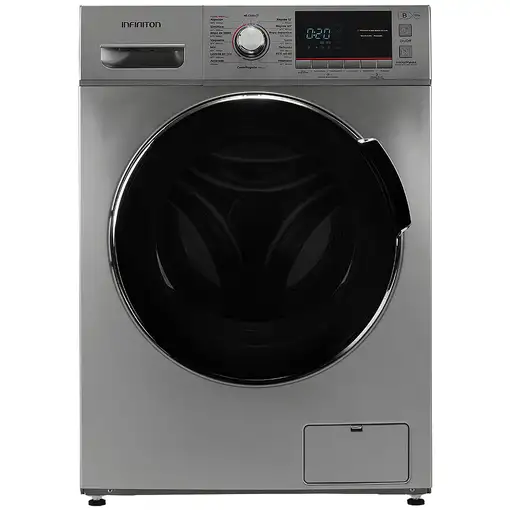 Lavadora de 12 kg 1400 rpm Negro 0000092192 INFINITON