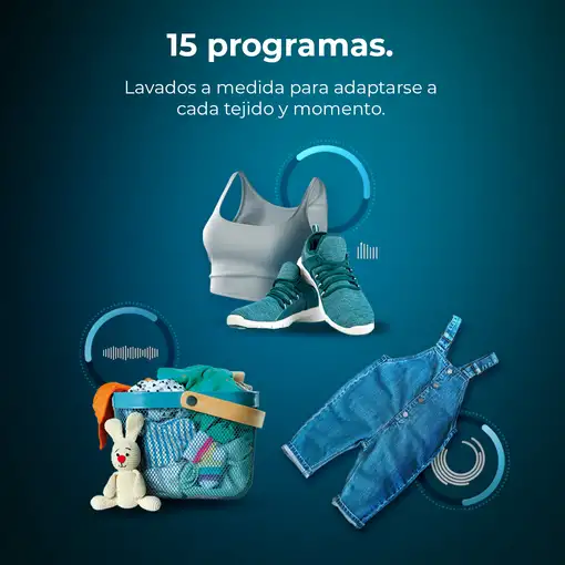 Cecotec Lavadora de carga frontal Lavadora Bolero DressCode 12700 Inverter A