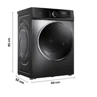 Lavadora Steel 8kg, 1400 rpm, Bolero DressCode 8500 Inverter CECOTEC Lavadora Steel 8kg, 1400 rpm, Bolero DressCode 8500 Inverter CECOTEC