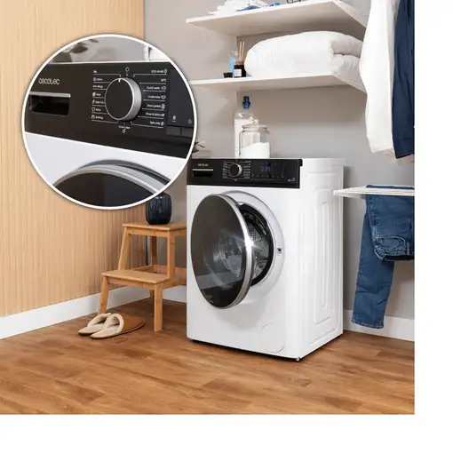 Lavadora carga frontal 9 kg 1400 RPM Blanco 01927 CECOTEC