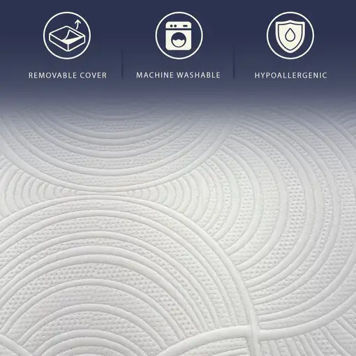 The White Stone Colchón 160x190 Muelles Ensacados y Espuma Viscoelastica