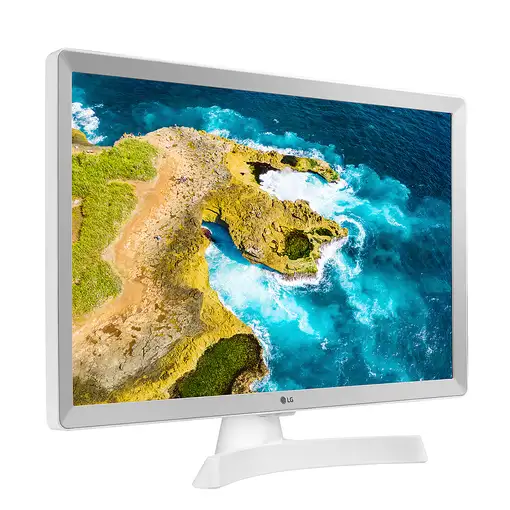 Televisor LED 23.6'' HD Blanco Smart 24TQ510S-WZ.API LG