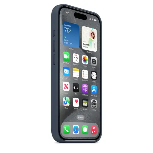 Apple MT1D3ZM/A funda para teléfono móvil 15,5 cm (6.1") Azul
