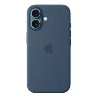 Apple Funda de silicona con MagSafe para el iPhone 16 - Azul denim