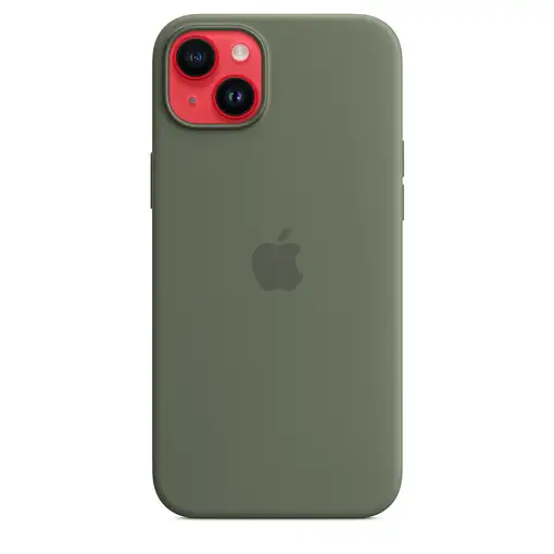 Apple Funda de silicona con MagSafe para el iPhone 14 Plus - Verde oliva