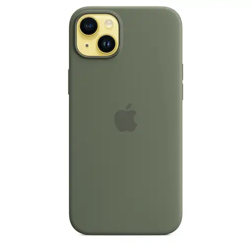 Apple Funda de silicona con MagSafe para el iPhone 14 Plus - Verde oliva