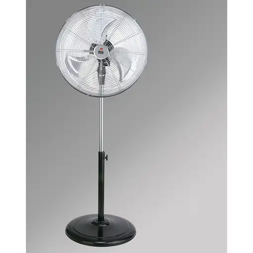 FM Calefacción FP-45 ventilador Negro, Cromo