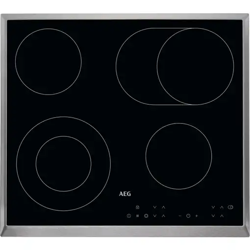 AEG HK634060XB Negro Integrado 60 cm Cerámico 4 zona(s) AEG HK634060XB Negro Integrado 60 cm Cerámico 4 zona(s)