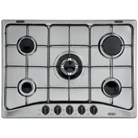 De’Longhi YAF 57 ASV hobs Acero inoxidable Integrado 70 cm Encimera de gas 5 zona(